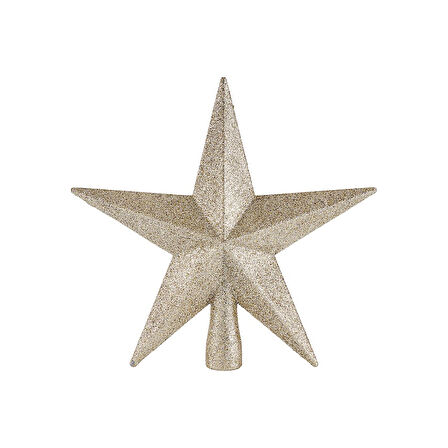 Karaca New Year Yılbaşı Yıldız Ağaç Başlığı Gold 20 cm