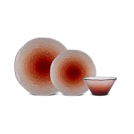 Karaca Dune Peach 18 Parça 6 Kişilik Yemek Takımı