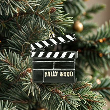 Karaca New Year Yılbaşı Hollywood Ağaç Süsü 9,7x2,6x9,3 cm