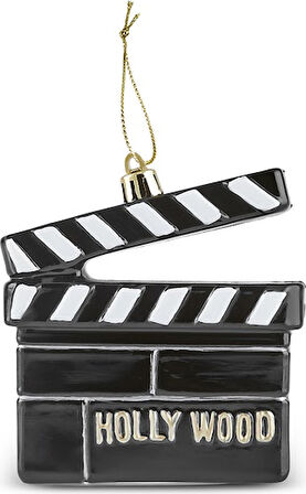 Karaca New Year Yılbaşı Hollywood Ağaç Süsü 9,7x2,6x9,3 cm
