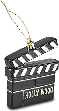 Karaca New Year Yılbaşı Hollywood Ağaç Süsü 9,7x2,6x9,3 cm