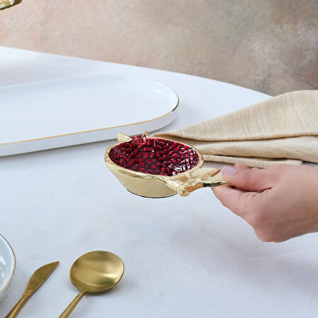 Karaca Home Karaca Tina New Year Yılbaşı Dekoratif Çerezlik 17x10 cm