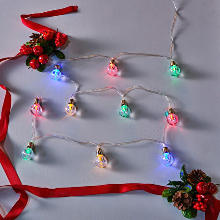 Karaca New Year Yılbaşı Ampullü Led Şerit 2 Metre