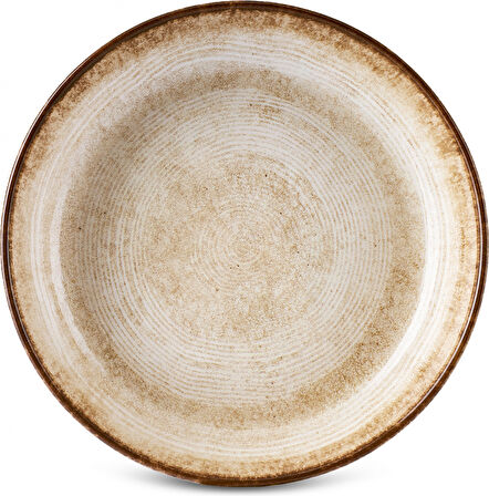 Karaca Ephesus Yemek Tabağı 20 Cm Bej