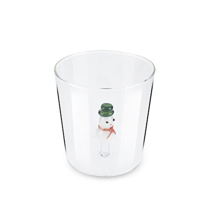 Karaca New Year Yılbaşı Cosa Kardan Adam Figürlü Su Bardağı