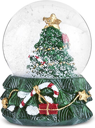 Karaca New Year Yılbaşı Tree Kar Küresi 4,5 cm