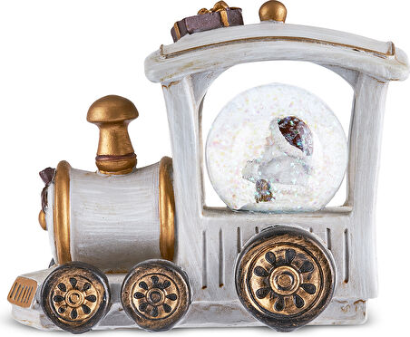Karaca New Year Yılbaşı Locomotive Kar Küresi 11x6 Cm