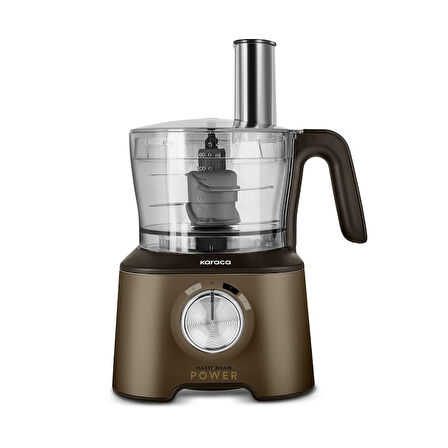 Karaca Mastermaid Power Multifunctional 10 in 1 Mutfak Robotu 2000W Walnut Brown 