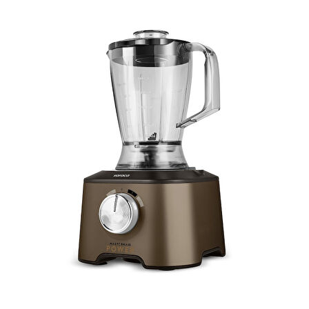 Karaca Mastermaid Power Multifunctional 10 in 1 Mutfak Robotu 2000W Walnut Brown 