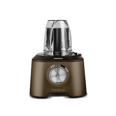 Karaca Mastermaid Power Multifunctional 10 in 1 Mutfak Robotu 2000W Walnut Brown 