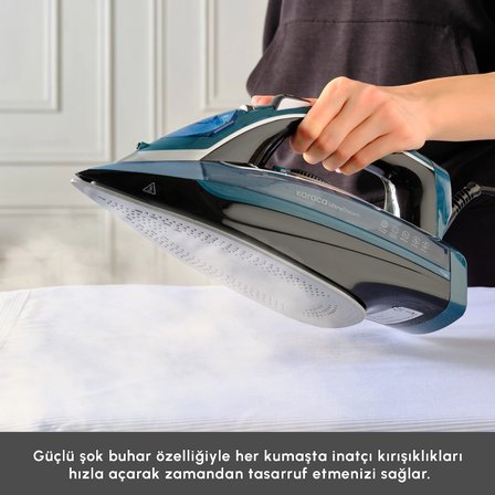 Karaca Vantuz Ultrasteam Buharlı Ütü Dark Blue