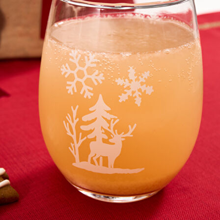 Karaca New Year Yılbaşı Snowflake Meşrubat Bardağı 590 Ml