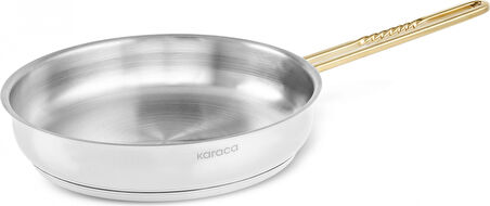 Karaca Maçka İndüksiyon Tabanlı Çelik Tava 26 Cm Gold