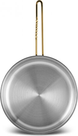 Karaca Maçka İndüksiyon Tabanlı Çelik Tava 26 Cm Gold