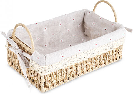 Karaca Daisy Ekmek Sepeti Vizon 25 cm