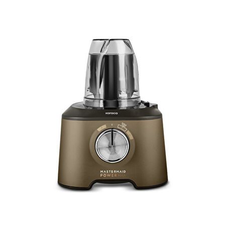 Karaca Mastermaid Power Max 11 in 1 Mutfak Robotu Walnut Brown 2500W