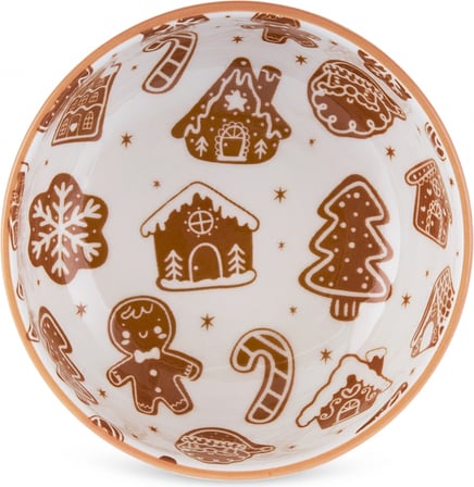Karaca New Year Yılbaşı Gingerbread Round Çerezlik 10 cm