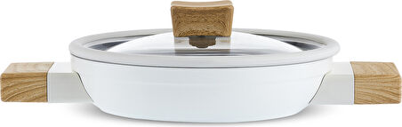 Karaca Swiss Crystal Creamy Wood 6 Parça Sahan Seti