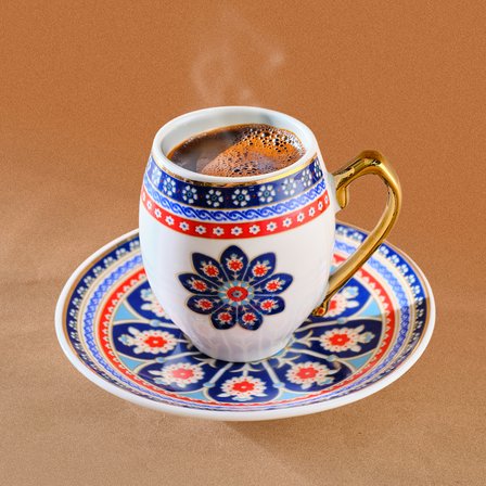 Karaca Söğüt 6 Kişilik Kahve Fincan Takımı 90 ml