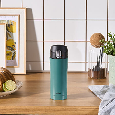 Karaca Pluton Çelik Sızdırmaz Termos Çağla Yeşili 350 ml