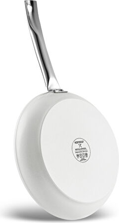 Karaca x Refika Birgül Swiss Crystal Metal Kulplu Tava 30 Cm Creamy