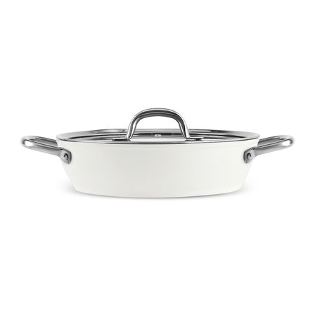 Karaca x Refika Swiss Crystal Creamy Metal Karnıyarık Tencere 30 cm