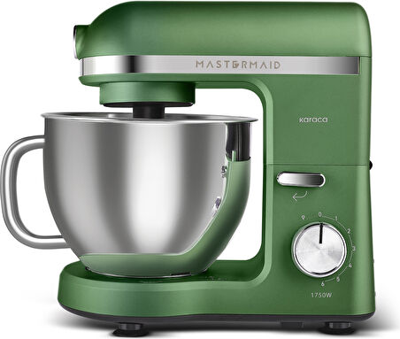 Karaca Mastermaid Chef Pro Çift Kollu 1750W Stand Mikser Emerald Green