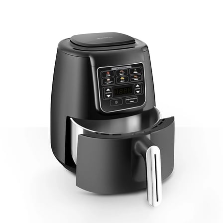 Karaca Air Pro Cook Köz Steel XL Çelik Hazneli Airfryer Black Silver 4L
