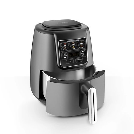 Karaca Air Pro Cook Köz Steel XL Çelik Hazneli Airfryer Space Gray 4L