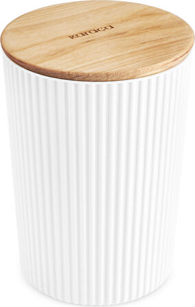 Karaca Massimo Kavanoz/Saklama Kabı 0,9 Lt Krem