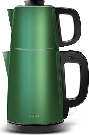 Karaca Tea Break 2 in 1 Inox Çelik Çay Makinesi Emerald Green