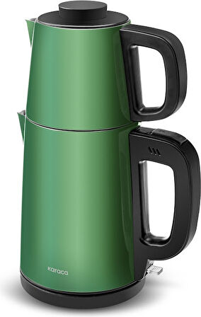 Karaca Tea Break 2 in 1 Inox Çelik Çay Makinesi Emerald Green