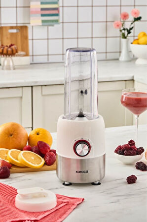 Karaca Blend ve Rush Inox Personal Kişisel Smoothie Blender White