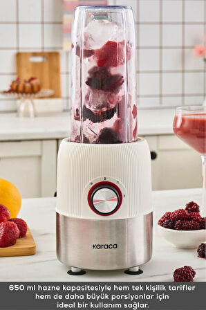Karaca Blend ve Rush Inox Personal Kişisel Smoothie Blender White
