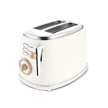 Karaca Retro Wood Ekmek Kızartma Makinesi 2 Dilim Kapasiteli 