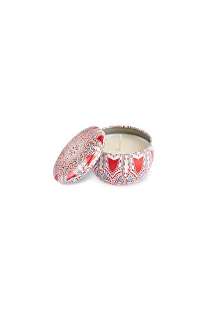 Fox Neroli Kokulu Metal Küçük Mum 6,2 x 6,2 x 4,3 Cm