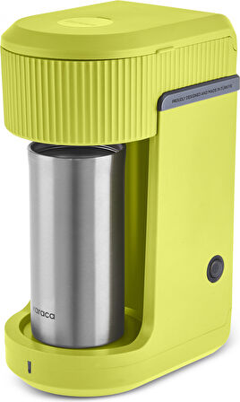 Karaca Mono Personal Filtre Kahve Makinesi ve İnox Kişisel Termo Hediyeli Lime Green