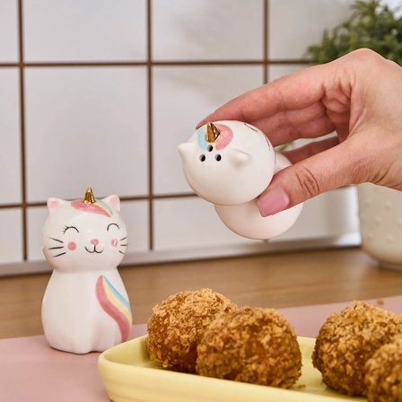 Karaca Kitty Tuzluk ve Biberlik Beyaz