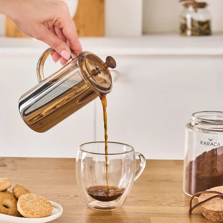 Karaca Alina French Press 600 ml Amber