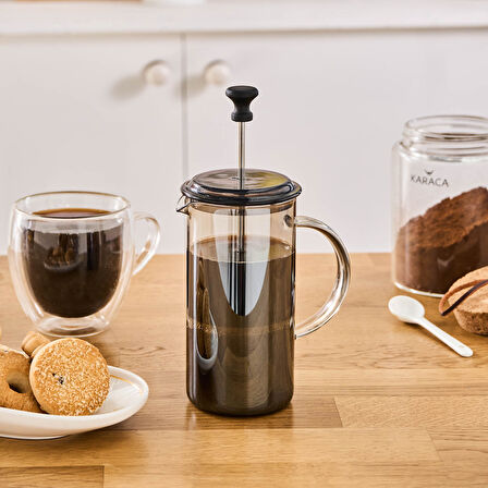 Karaca Alina French Press Gri 350 ml
