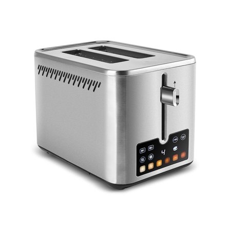 Karaca Color Touch 950W Renkli Dijital Ekranlı Inox Ekmek Kızartma Makinesi