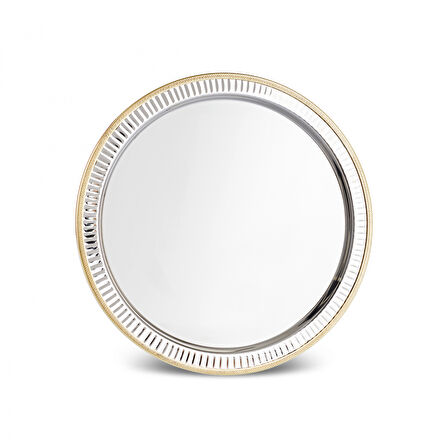 Karaca Ring Dekoratif Tepsi Supla Gold 33 cm