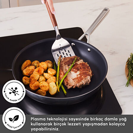 Karaca Plasma Steel 316+ 3Ply Tava 24 cm