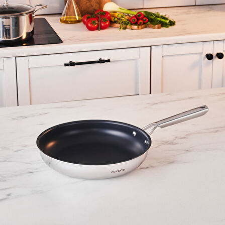 Karaca Plasma Steel 316+ 3Ply Tava 28 cm