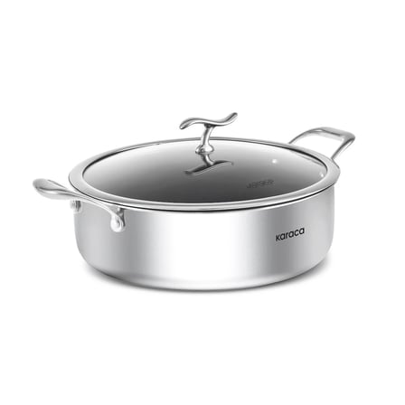Karaca Plasma Steel 316+ 3Ply Karnıyarık Tencere 30 cm