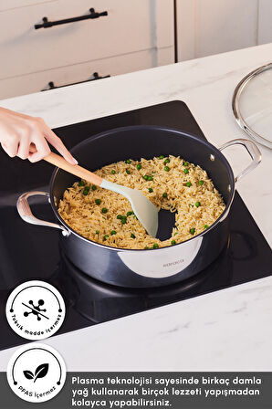 Karaca Plasma Steel 316+ 3Ply Tencere 20 cm