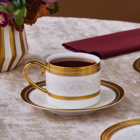 Karaca Royal Bone Charlotte 2 Kişilik Çay Fincan Takımı