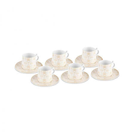 Karaca Hare 6 Kişilik Kahve Fincanı 90 Ml