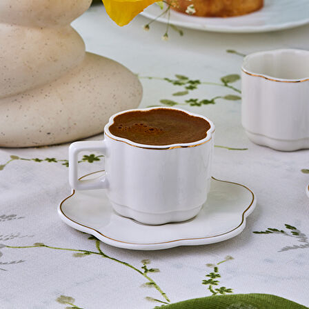Karaca Ezgi 6 Kişilik Kahve Fincan Takımı 90 Ml