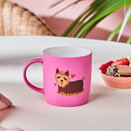 Karaca Soft Touch Animal Lady Mug 350 Ml